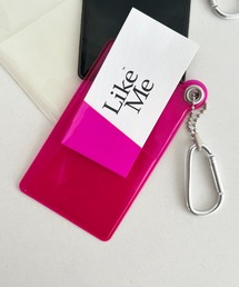 LOVALOT（ラバロット）の「【全9色】カラビナ付き カラー クリア パスケース（パスケース）」