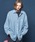 MAISON SPECIAL�i���]���X�y�V�����j�́u�sUNISEX�tGima Mesh Russell Maxi Regular Collar Shirts Coat/�M�}���b�V�����b�Z���v���C���I�[�o�[�V���c�R�[�g�yMAISON SPECIAL/���]���X�y�V�����z�i�V���c/�u���E�X�j�v�b�T�b�N�X�u���[