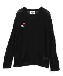 FUGGLER（パグラー）の「atmos pink x FUGGLER Crew Neck Knit Top / アトモスピンク x ファグラー クルー ネック ニット トップ 【SP】（ニット/セーター）」