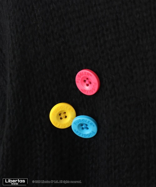 FUGGLER(パグラー)の「atmos pink x FUGGLER Crew Neck Knit Top / アトモスピンク x ファグラー クルー ネック ニット トップ 【SP】(ニット/セーター・レディース・オレンジ/マルチ/ブラック・FREE)」の6枚目の写真