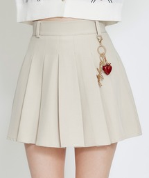 REDYAZEL | REDYAZEL×ハートチャームプリーツミニスカート(スカート)
