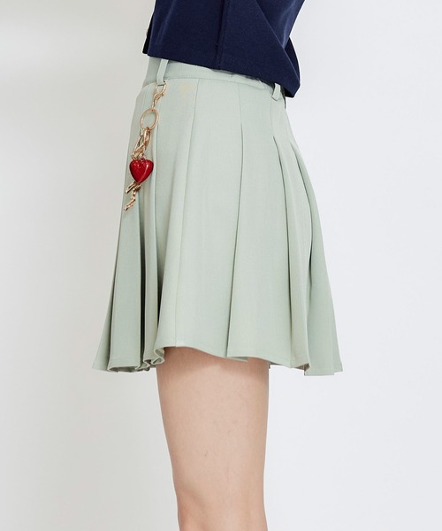 REDYAZEL（レディアゼル）の「REDYAZEL×ハートチャームプリーツミニスカート（スカート・レディース・ブラック/ミント/ベージュ/ホワイト系その他・MEDIUM/SMALL）」の18枚目の写真