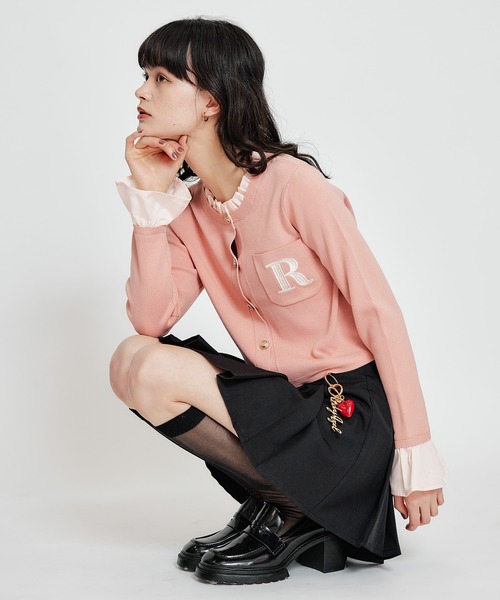 REDYAZEL（レディアゼル）の「REDYAZEL×ハートチャームプリーツミニスカート（スカート・レディース・ブラック/ミント/ベージュ/ホワイト系その他・MEDIUM/SMALL）」の16枚目の写真