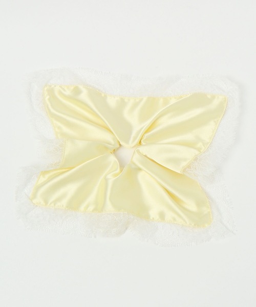 LOWRYS FARM（ローリーズファーム）の「ランジェリーシュシュ 652954（シュシュ・レディース・ホワイト/イエロー/ブラック・FREE）」の3枚目の写真