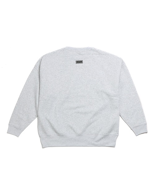 IRISHMAN(アイリッシュマン)の「【REFLECT】Big Silhouette Pullover / 光るオーバーサイズトレーナー(UNISEX)(スウェット・メンズ・アッシュグレー/ホワイト/ブラック・M)」の5枚目の写真