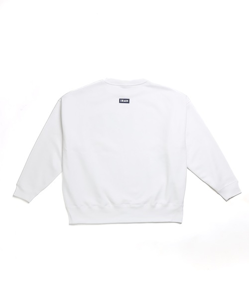 IRISHMAN(アイリッシュマン)の「【REFLECT】Big Silhouette Pullover / 光るオーバーサイズトレーナー(UNISEX)(スウェット・メンズ・アッシュグレー/ホワイト/ブラック・M)」の7枚目の写真