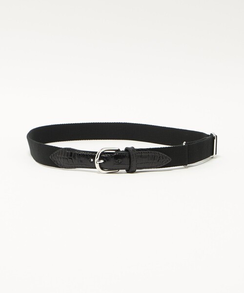 Anderson's（アンダーソンズ）の「【別注】＜Anderson’s＞アジャストベルト 30MM（ベルト・メンズ・ブラック/ベージュ・FREE）」の2枚目の写真