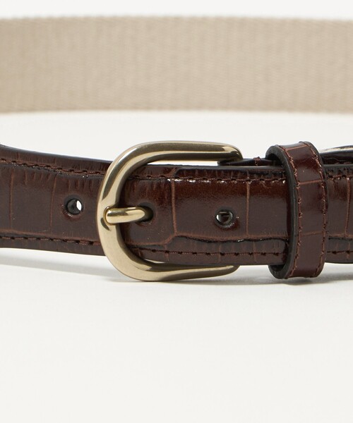 Anderson's（アンダーソンズ）の「【別注】＜Anderson’s＞アジャストベルト 30MM（ベルト・メンズ・ブラック/ベージュ・FREE）」の4枚目の写真