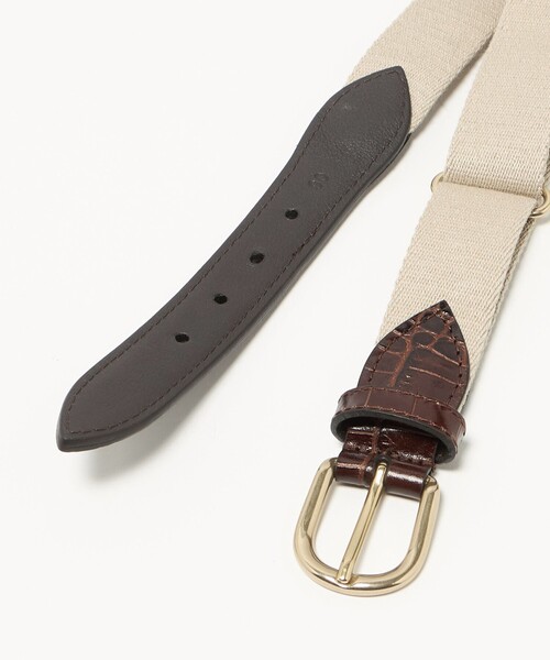 Anderson's（アンダーソンズ）の「【別注】＜Anderson’s＞アジャストベルト 30MM（ベルト・メンズ・ブラック/ベージュ・FREE）」の5枚目の写真