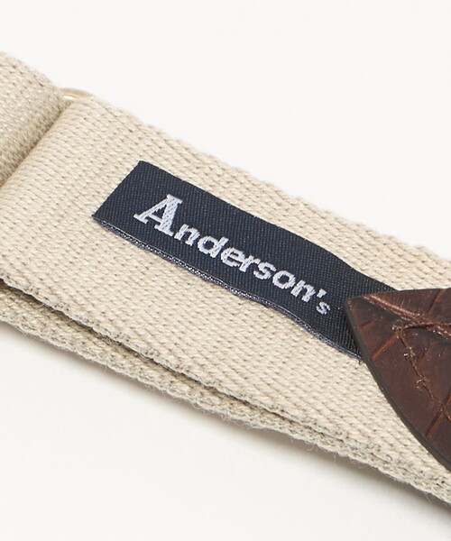 Anderson's（アンダーソンズ）の「【別注】＜Anderson’s＞アジャストベルト 30MM（ベルト・メンズ・ブラック/ベージュ・FREE）」の8枚目の写真