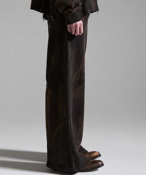 GRANCY(グランシー)の「【GRANCY】Dirty Sweat Pants / ダーティスウェットパンツ(スウェットパンツ・メンズ・ブラウン/グレー/カーキ・S/M/L)」の5枚目の写真