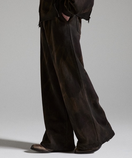 GRANCY(グランシー)の「【GRANCY】Dirty Sweat Pants / ダーティスウェットパンツ(スウェットパンツ・メンズ・ブラウン/グレー/カーキ・S/M/L)」の9枚目の写真