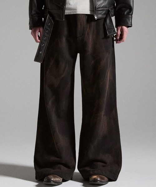 GRANCY(グランシー)の「【GRANCY】Dirty Sweat Pants / ダーティスウェットパンツ(スウェットパンツ・メンズ・ブラウン/グレー/カーキ・S/M/L)」の13枚目の写真