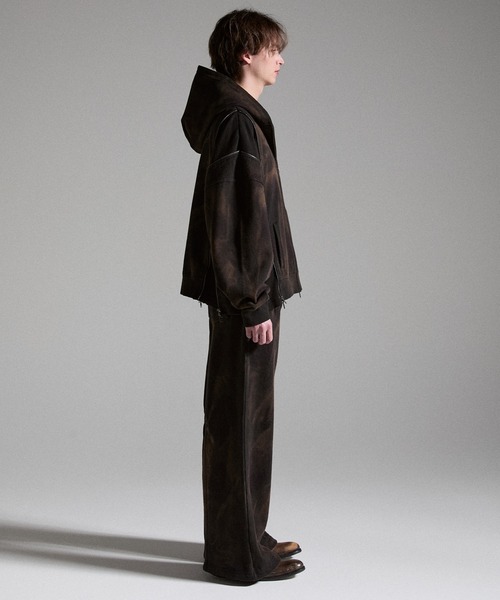 GRANCY(グランシー)の「【GRANCY】Dirty Sweat Pants / ダーティスウェットパンツ(スウェットパンツ・メンズ・ブラウン/グレー/カーキ・S/M/L)」の17枚目の写真