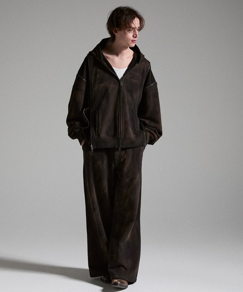 GRANCY(グランシー)の「【GRANCY】Dirty Sweat Pants / ダーティスウェットパンツ(スウェットパンツ・メンズ・ブラウン/グレー/カーキ・S/M/L)」の20枚目の写真