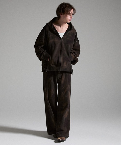 GRANCY(グランシー)の「【GRANCY】Dirty Sweat Pants / ダーティスウェットパンツ(スウェットパンツ・メンズ・ブラウン/グレー/カーキ・S/M/L)」の22枚目の写真