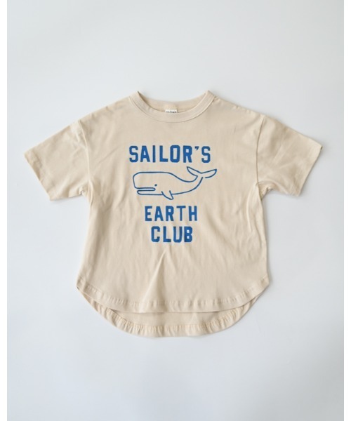 2nd(セカンド)の「ジーンズベーセカンド EARTH CLUB Tシャツ(Tシャツ/カットソー・キッズ・ブルー/アイボリー・160cm/150cm/140cm/130cm/120cm/110cm)」の7枚目の写真