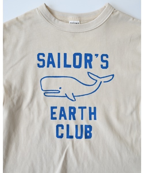 2nd(セカンド)の「ジーンズベーセカンド EARTH CLUB Tシャツ(Tシャツ/カットソー・キッズ・ブルー/アイボリー・160cm/150cm/140cm/130cm/120cm/110cm)」の9枚目の写真