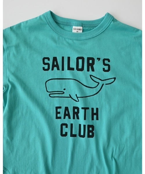 2nd(セカンド)の「ジーンズベーセカンド EARTH CLUB Tシャツ(Tシャツ/カットソー・キッズ・ブルー/アイボリー・160cm/150cm/140cm/130cm/120cm/110cm)」の13枚目の写真
