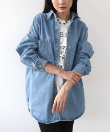 Three Four Time | BIGポケットシャツジャケット(デニムジャケット)