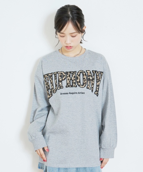 LOVETOXIC(ラブトキシック)の「【LTXC/綿100%】カレッジ柄ロゴ長袖T(Tシャツ/カットソー・キッズ・トップグレー/ホワイト系その他/オフホワイト/ブラック・L:160cm/S:140cm/130cm/M:150cm)」の17枚目の写真