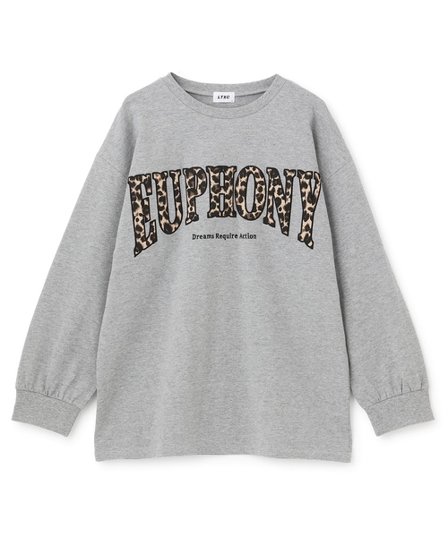 LOVETOXIC(ラブトキシック)の「【LTXC/綿100%】カレッジ柄ロゴ長袖T(Tシャツ/カットソー・キッズ・トップグレー/ホワイト系その他/オフホワイト/ブラック・L:160cm/S:140cm/130cm/M:150cm)」の10枚目の写真