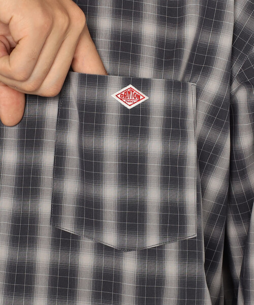 DANTON(ダントン)の「Men's T/C Poplin Work Shirt(シャツ/ブラウス・メンズ・ブルー系その他/グリーン系その他/グレー系その他/ホワイト系その他・42/40/38/44)」の8枚目の写真