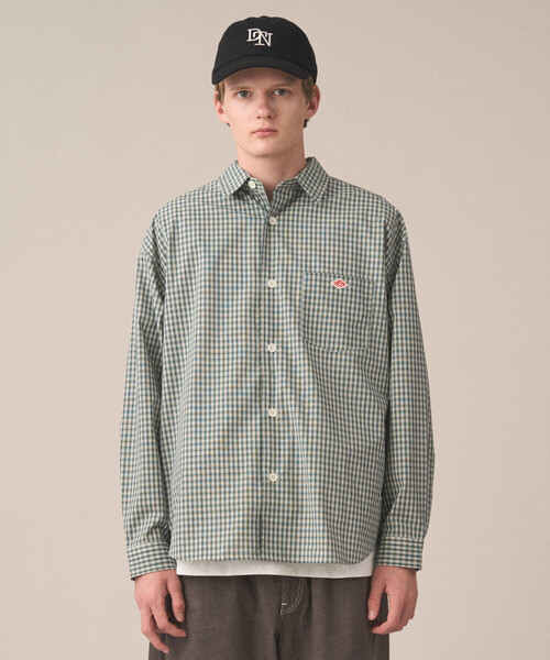 Men's T/C Poplin Work Shirt（シャツ/ブラウス）｜DANTON（ダントン