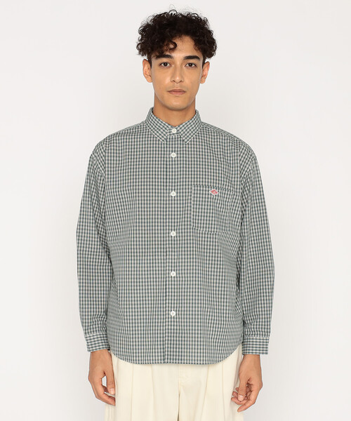 DANTON(ダントン)の「Men's T/C Poplin Work Shirt(シャツ/ブラウス・メンズ・ブルー系その他/グリーン系その他/グレー系その他/ホワイト系その他・42/40/38/44)」の11枚目の写真
