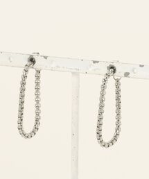 Os accessory（オズアクセサリー）の「Os　-オズ-　【金属アレルギー対応】チェーンフープピアス（ピアス（両耳用））」