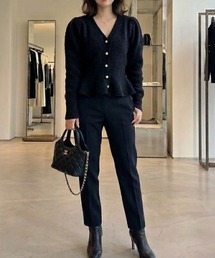 a lot of love（ア ロット オブ ラブ）の「ペプラムシルエット Vネックカーディガン（カーディガン/ボレロ）」