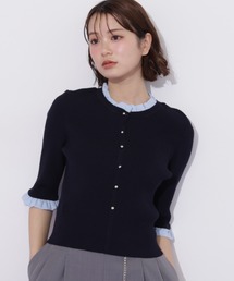 JILL by JILL STUART | フリルカラーリブニット(ニット/セーター)