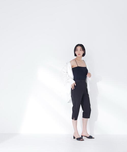NATURAL BEAUTY BASIC(ナチュラルビューティーベーシック)の「【Oggi.jp掲載】◇カップ付インナーシリーズ ベアトップ(チューブトップ・レディース・オフホワイト/ブラック・FREE)」の22枚目の写真
