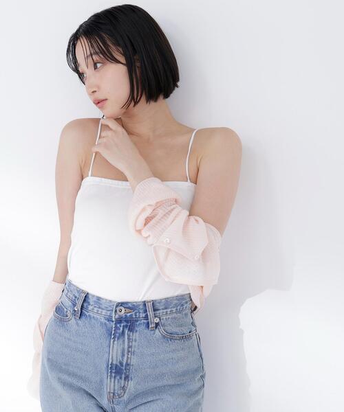 NATURAL BEAUTY BASIC(ナチュラルビューティーベーシック)の「【Oggi.jp掲載】◇カップ付インナーシリーズ ベアトップ(チューブトップ・レディース・オフホワイト/ブラック・FREE)」の3枚目の写真