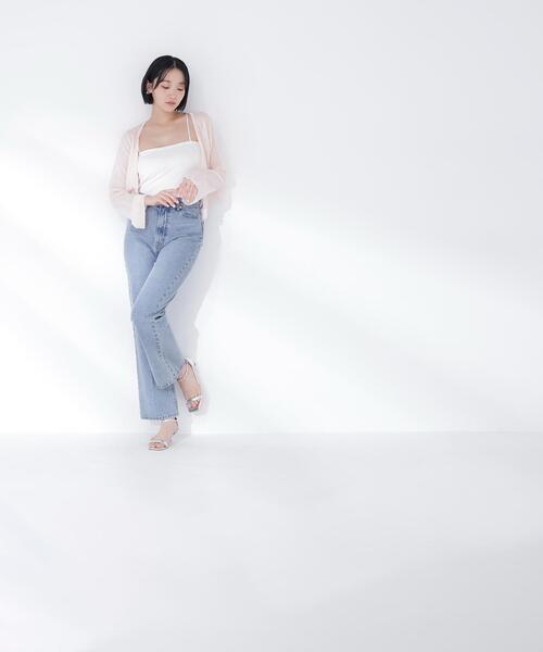 NATURAL BEAUTY BASIC(ナチュラルビューティーベーシック)の「【Oggi.jp掲載】◇カップ付インナーシリーズ ベアトップ(チューブトップ・レディース・オフホワイト/ブラック・FREE)」の8枚目の写真