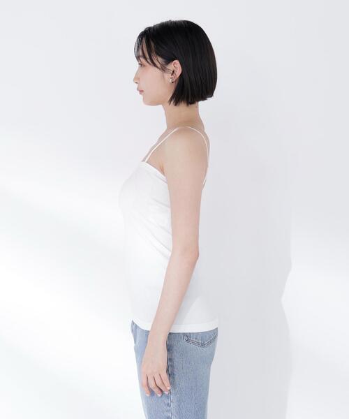 NATURAL BEAUTY BASIC(ナチュラルビューティーベーシック)の「【Oggi.jp掲載】◇カップ付インナーシリーズ ベアトップ(チューブトップ・レディース・オフホワイト/ブラック・FREE)」の10枚目の写真