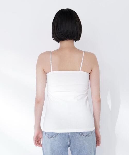 NATURAL BEAUTY BASIC(ナチュラルビューティーベーシック)の「【Oggi.jp掲載】◇カップ付インナーシリーズ ベアトップ(チューブトップ・レディース・オフホワイト/ブラック・FREE)」の11枚目の写真