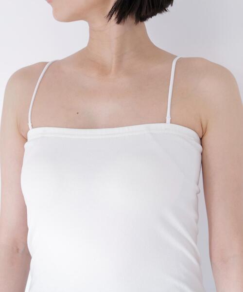 NATURAL BEAUTY BASIC(ナチュラルビューティーベーシック)の「【Oggi.jp掲載】◇カップ付インナーシリーズ ベアトップ(チューブトップ・レディース・オフホワイト/ブラック・FREE)」の12枚目の写真