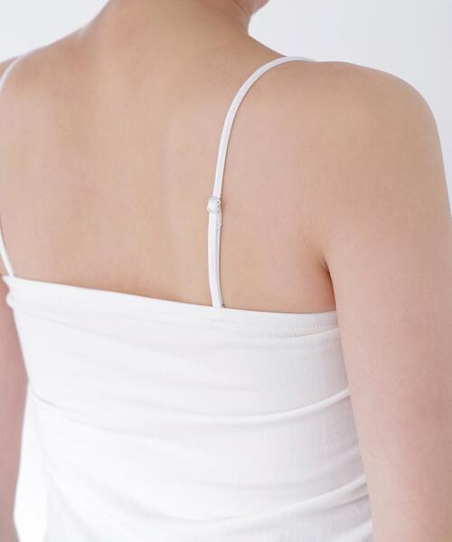 NATURAL BEAUTY BASIC(ナチュラルビューティーベーシック)の「【Oggi.jp掲載】◇カップ付インナーシリーズ ベアトップ(チューブトップ・レディース・オフホワイト/ブラック・FREE)」の13枚目の写真