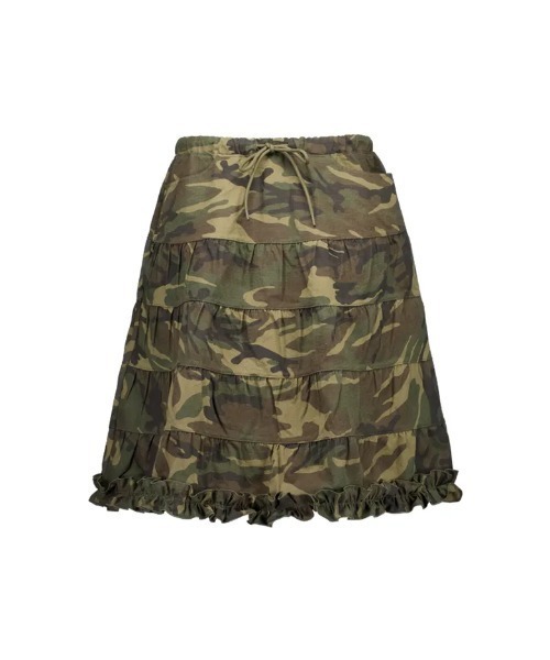 Ada.(エイダ)の「◇SETUPEXE◇ブランド直輸入正規品/フリル カンカン スカート FRILL CANCAN SKIRT(スカート・レディース・ホワイト/カモフラージュ・FREE)」の17枚目の写真
