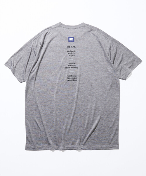 Russell Athletic（ラッセルアスレティック）の「限定展開 RUSSELL ATHLETIC/ラッセルアスレティック RUSSEL ATHLETIC×FREAK'S STORE 別注 Dri-Power バックプリント TEE/吸湿速乾/消臭（Tシャツ/カットソー・メンズ・ホワイト/チャコールグレー/アッシュグレー・LARGE/SMALL/MEDIUM）」の12枚目の写真