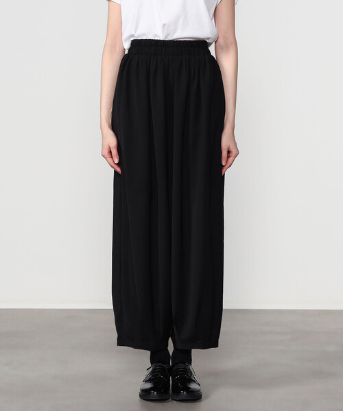 Bshop（ビショップ）の「eunoia | イージーワイドパンツ WOMEN（その他パンツ・レディース・ブラック・ONE）」の6枚目の写真