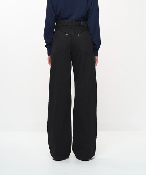 Juha（ユハ）の「FORMED WIDE DENIM（ONE WASH）（デニムパンツ・メンズ・インディゴブルー/ブラック・4/3/2）」の5枚目の写真