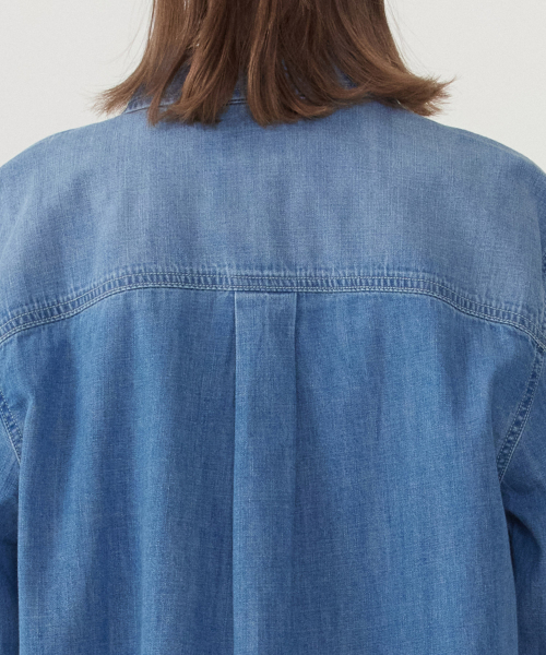 COVERNAT WOMAN（カバーナットウーマン）の「ウーマンポケットデニムシャツブルー（シャツ/ブラウス・レディース・その他・WS/WM）」の10枚目の写真