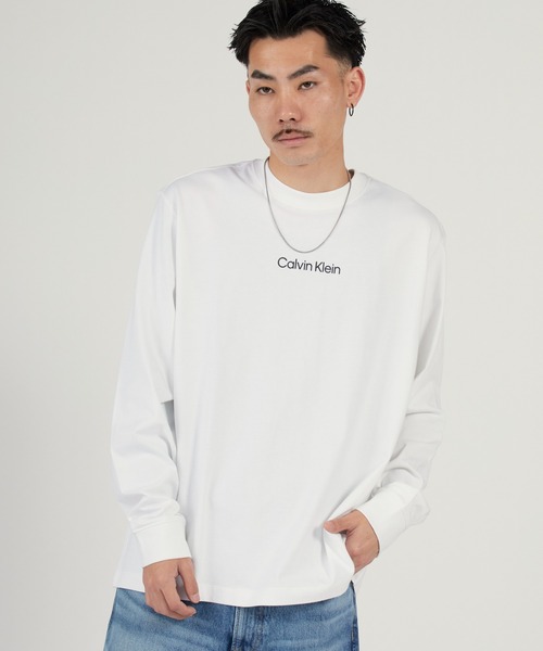 Calvin Klein/カルバンクライン Tシャツ - ロングスリーブリラックス