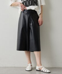 Whim Gazette | レザーハーフパンツ(その他パンツ)