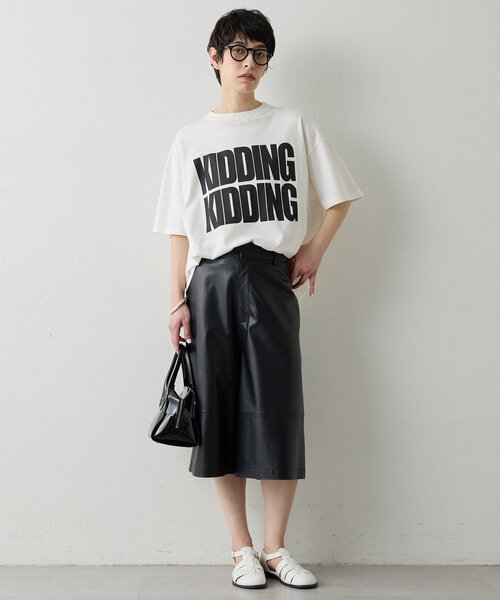 Whim Gazette（ウィムガゼット）の「レザーハーフパンツ（その他パンツ・レディース・ブラック・FREE）」の9枚目の写真