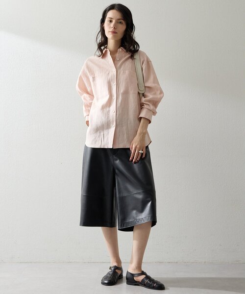 Whim Gazette（ウィムガゼット）の「レザーハーフパンツ（その他パンツ・レディース・ブラック・FREE）」の12枚目の写真