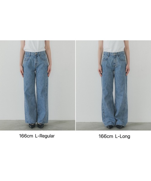 PUBLIC TOKYO(パブリックトウキョウ)の「PUBLICDENIM RELAX BLUERELAX* BLACKRELAX*PUBLICDENIM INDRELAX(デニムパンツ・レディース・ブラック/サックスブルー系/インディゴブルー・S-Long/S-Regular/M-Long/M-Regular/XL-Regular/L-Long/L-Regular)」の5枚目の写真