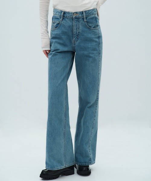 PUBLIC TOKYO(パブリックトウキョウ)の「PUBLICDENIM RELAX BLUERELAX* BLACKRELAX*PUBLICDENIM INDRELAX(デニムパンツ・レディース・ブラック/サックスブルー系/インディゴブルー・S-Long/S-Regular/M-Long/M-Regular/XL-Regular/L-Long/L-Regular)」の7枚目の写真